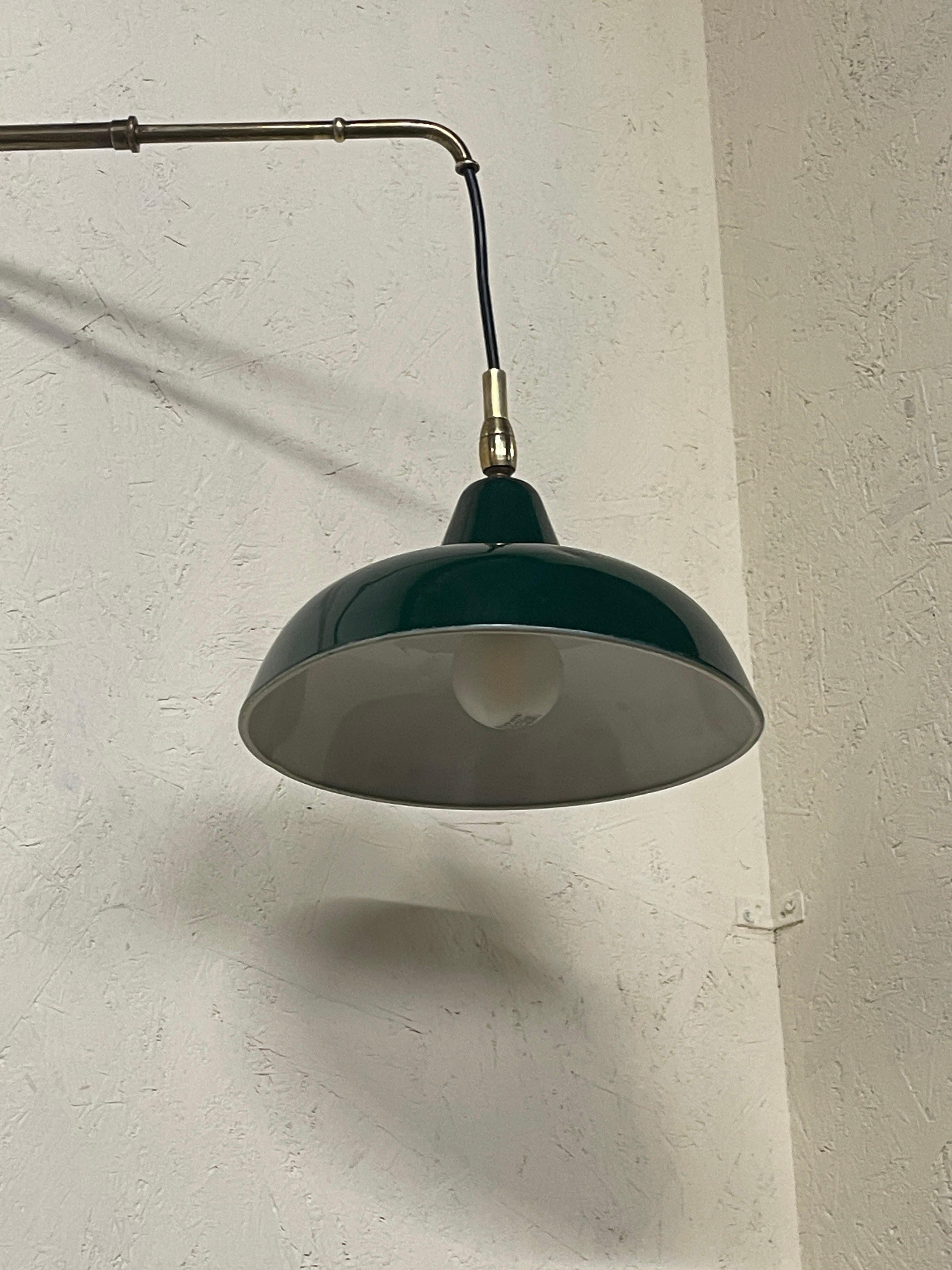 Aplique pequeño con brazo extensible, años 40-50 Metal en venta