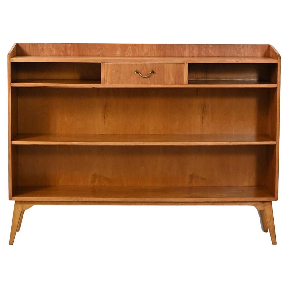 Piccola libreria scandinava anni ’50 in olmo