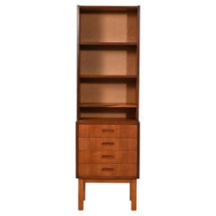 Petite bibliothèque scandinave en teck, années 1960