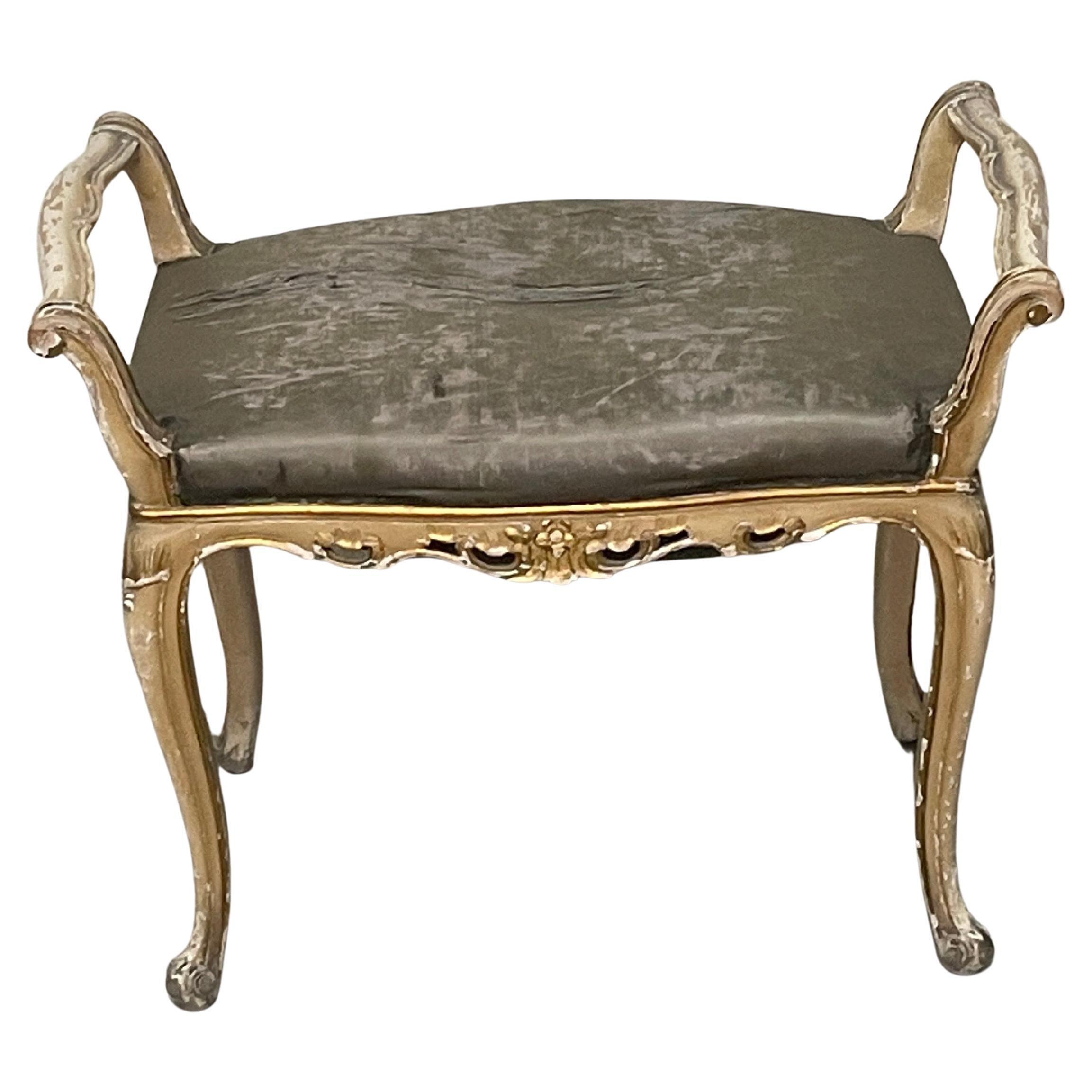 Small 1940s Louis XV style bench