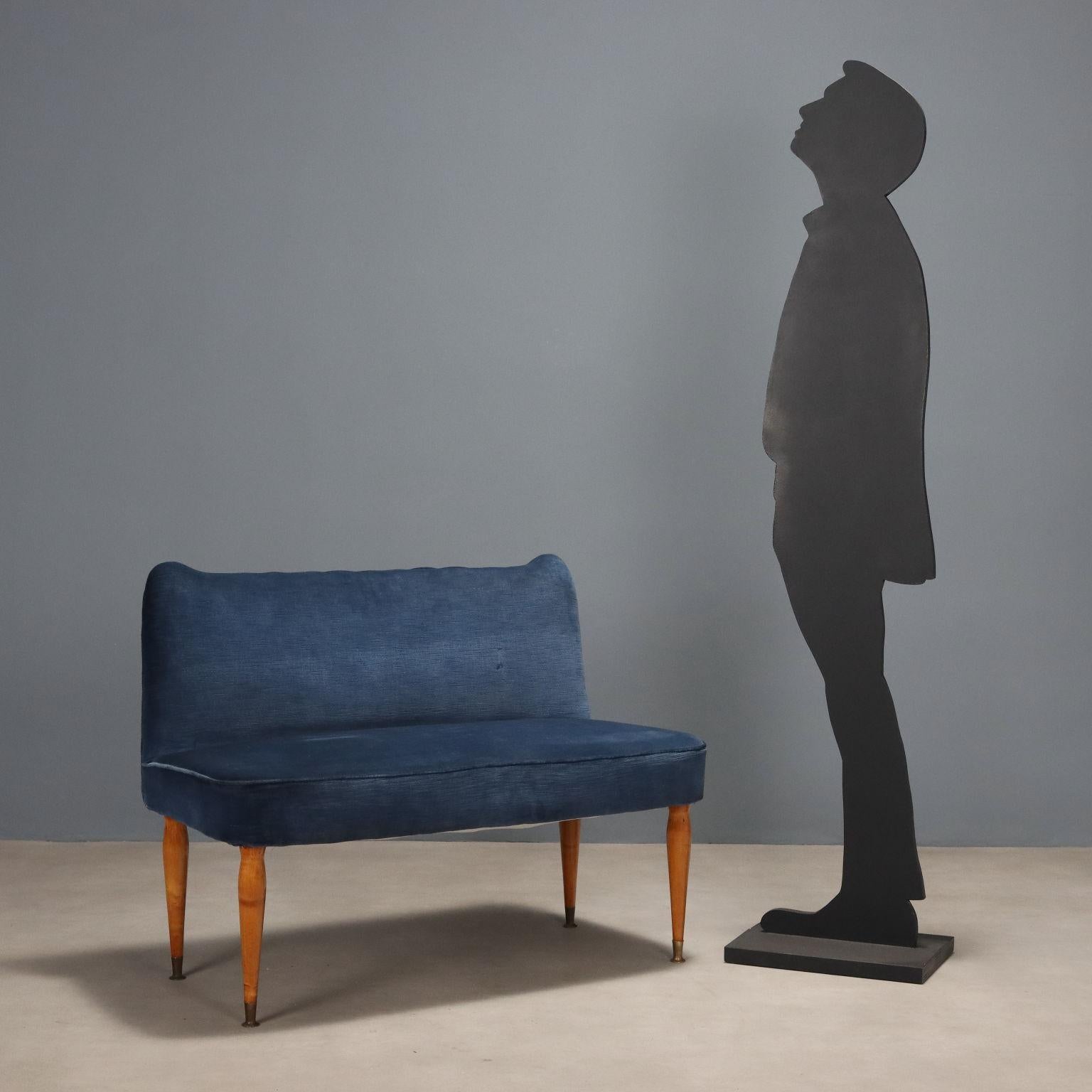 Piccola Panca Anni 50 (Moderne der Mitte des Jahrhunderts) im Angebot