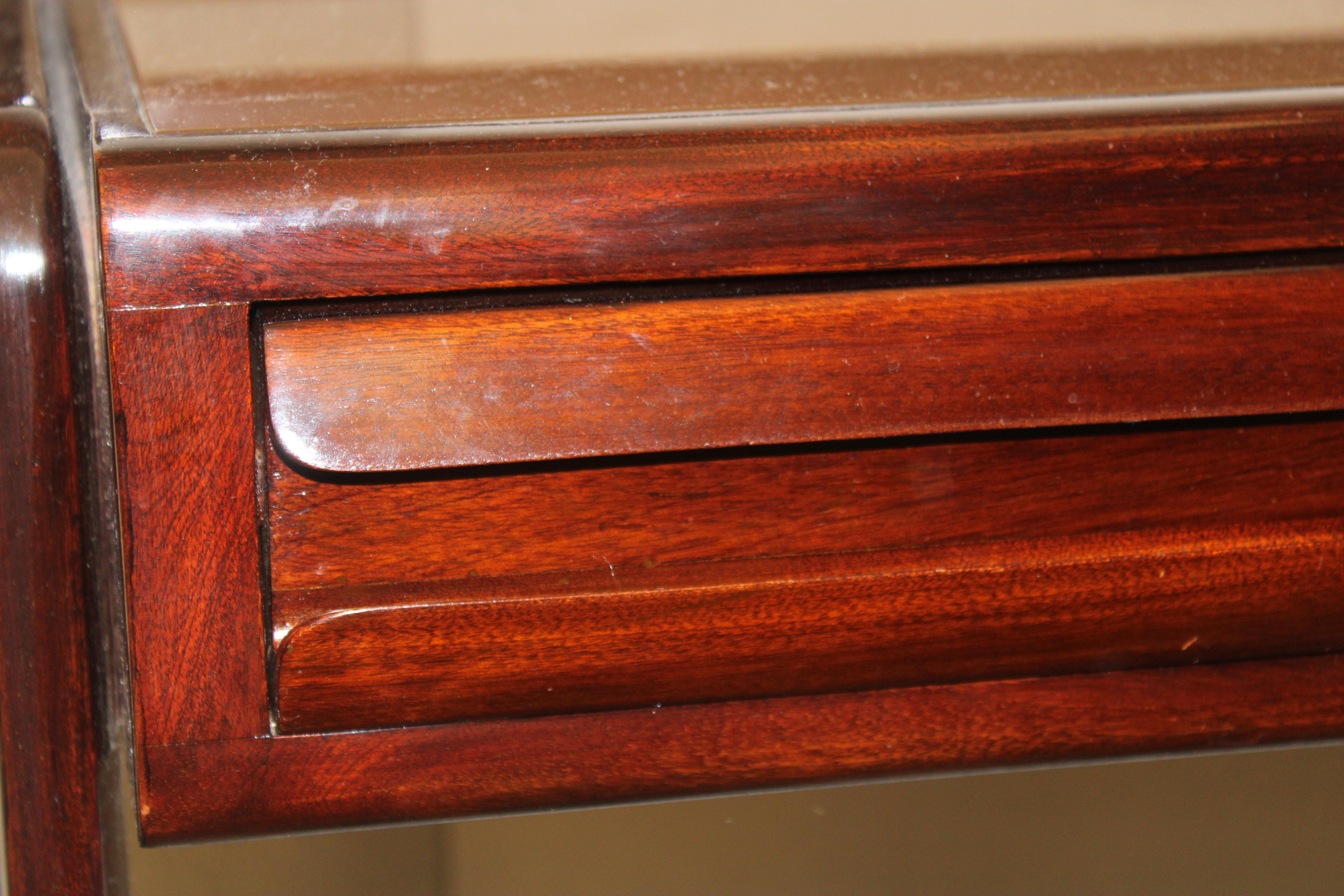 Mid-20th Century Small Writing Desk Vittorio Dassi 1950s Italy Otton Parts Gio Ponti Style For Sale