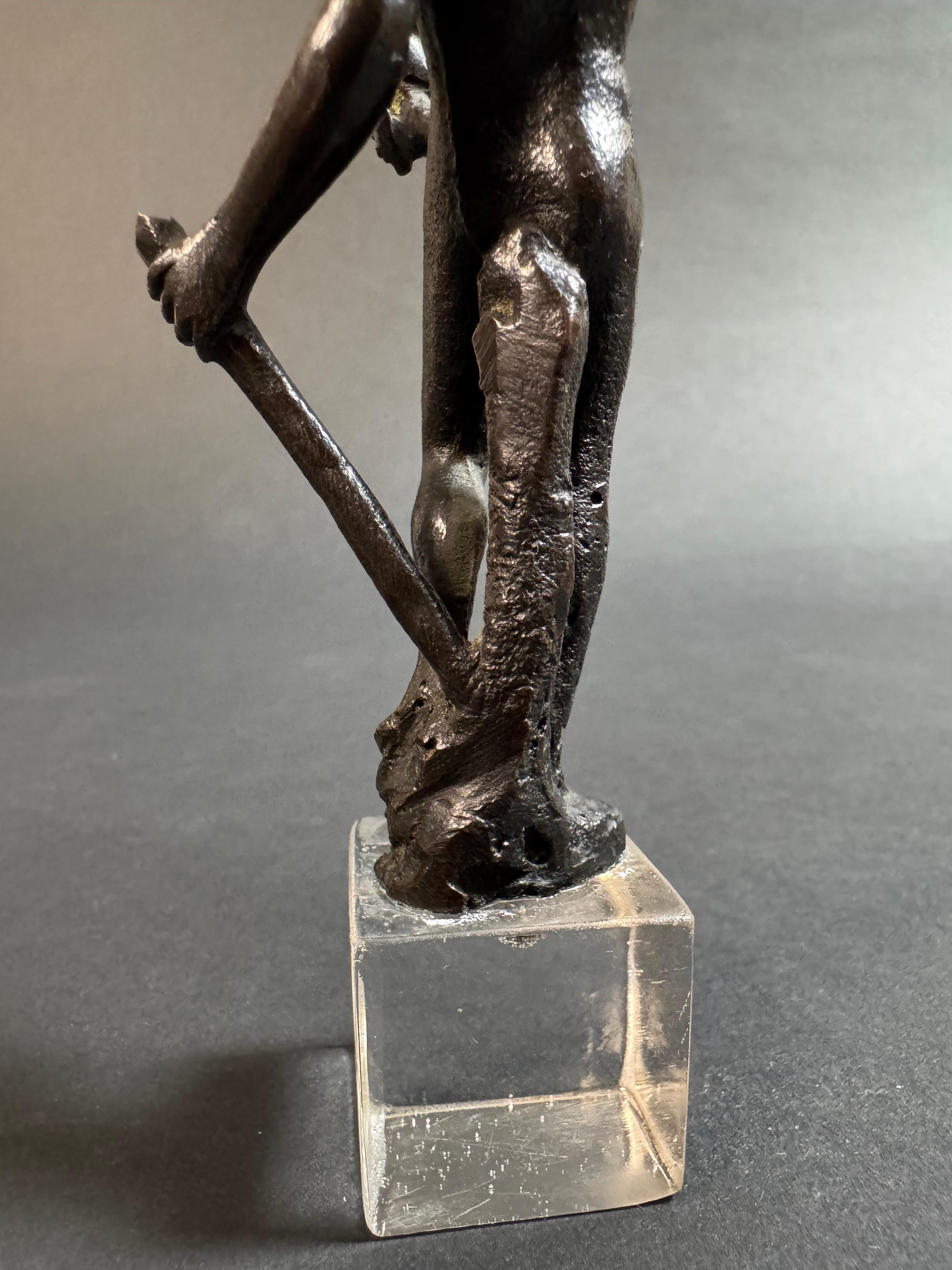 Piccola scultura fiorentina in bronzo raffigurante satiro - XVI secolo in vendita 5