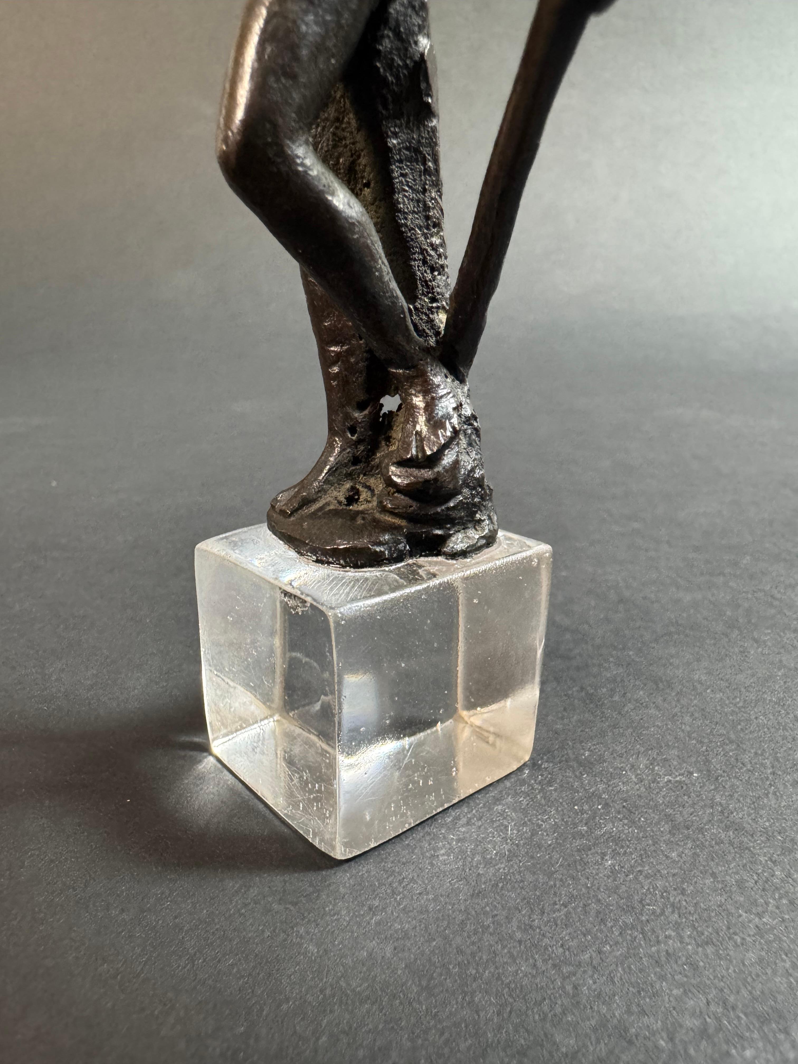 Piccola scultura fiorentina in bronzo raffigurante satiro - XVI secolo in vendita 6