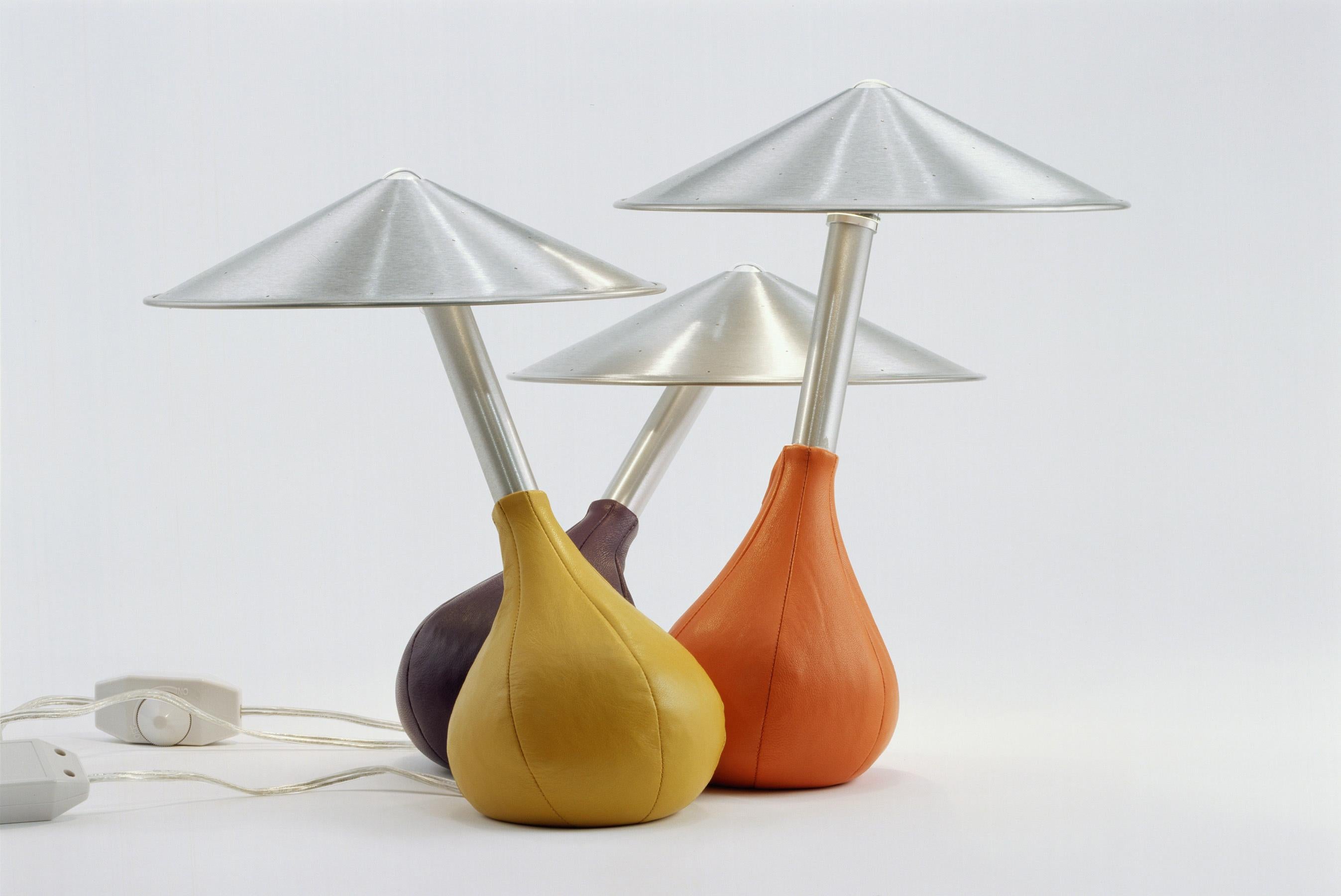 Modern Piccola Table Lamp in Ivory by Pablo Designs