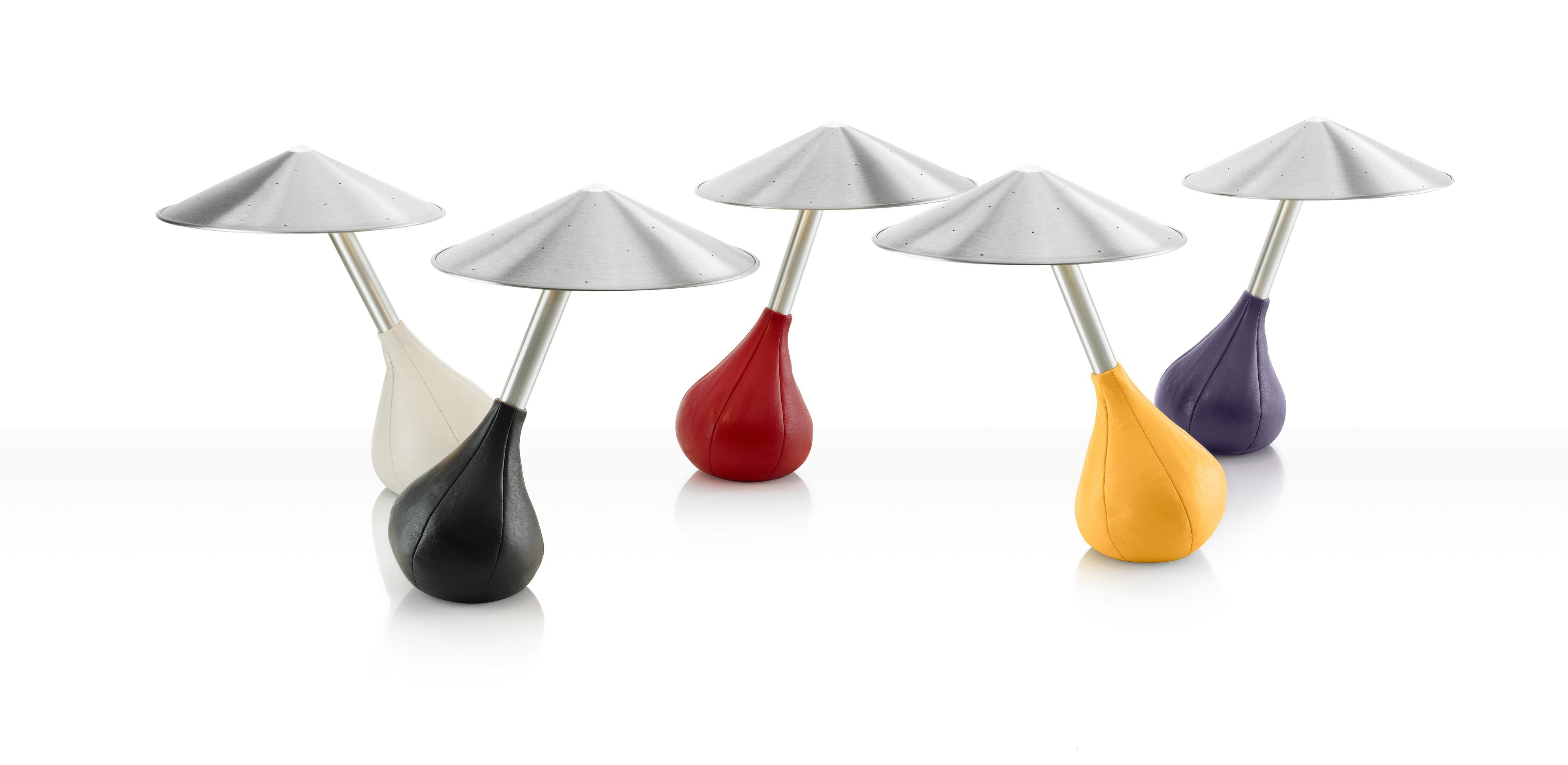 Modern Piccola Table Lamp in Tan by Pablo Designs