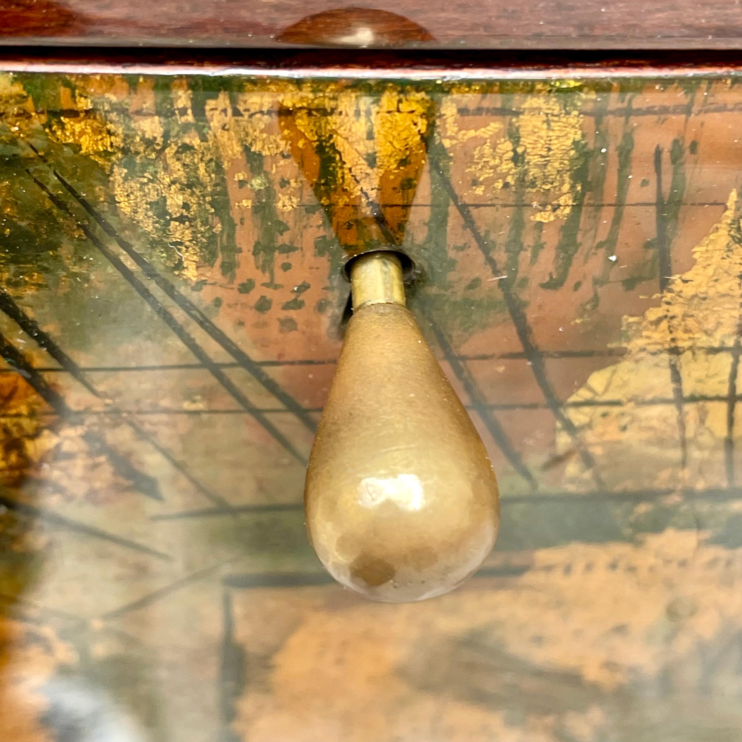 Kleiner Schrank mit Bar und Innenbeleuchtung - Italien - 1950er Jahre im Angebot 4