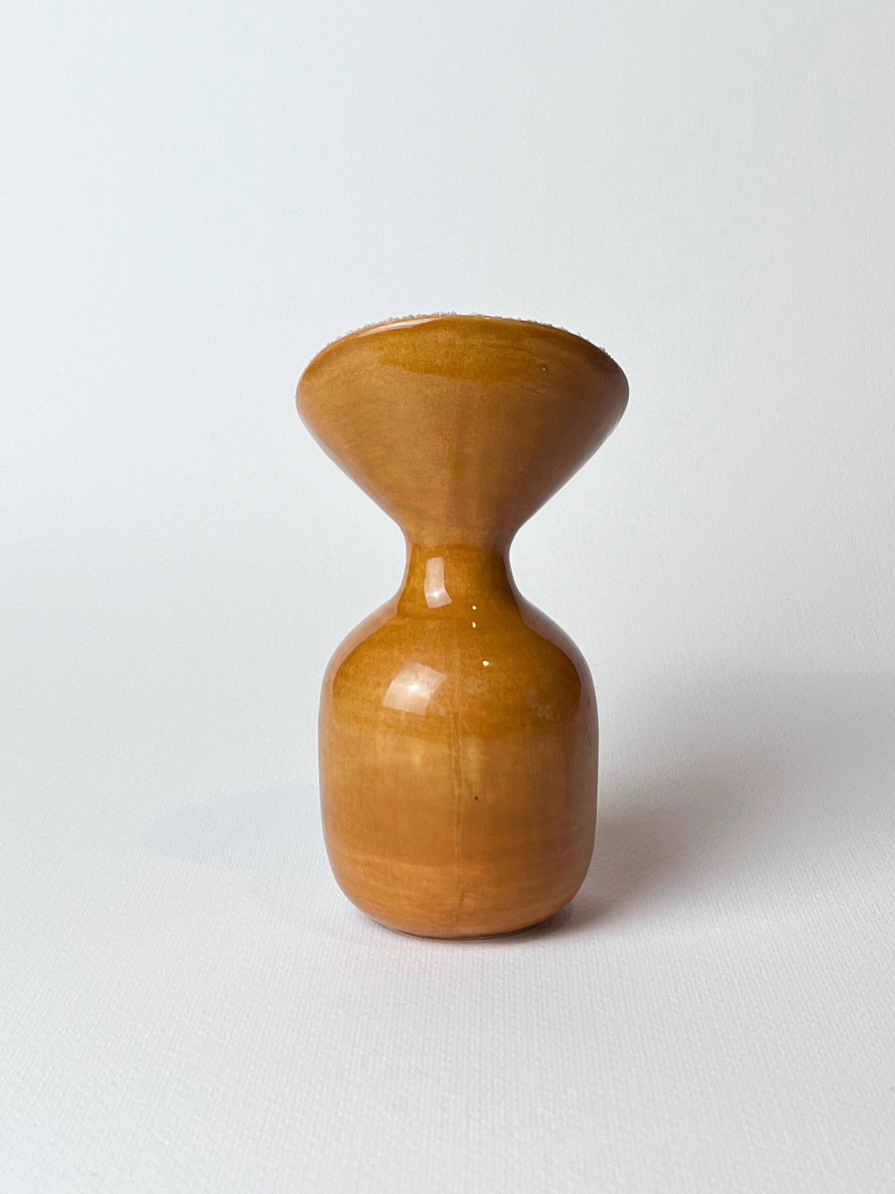 Piccolo vaso in ceramica smaltata con doppia finitura In New Condition For Sale In Roma, IT