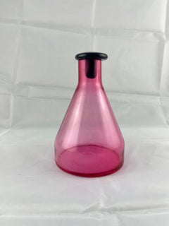 Piccolo vaso in vetro di Murano Marcello Furlan made in italy anni 90