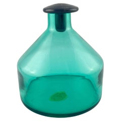 Petit vase en verre de Murano Marcello Furlan fabriqué en Italie dans les années 1990