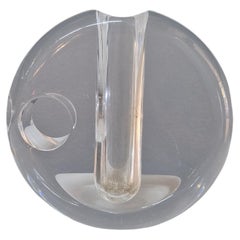 Kleine Blumenvase aus Acryl, ca. 1970er Jahre