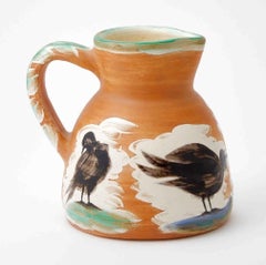 Pichet aux Oiseaux (A.R 456) Picasso - Pichet aux oiseaux en céramique Madoura