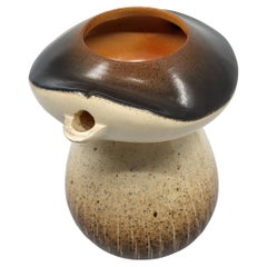 Pichet champignon de Bruno Dose en céramique Française 1960 Vintage