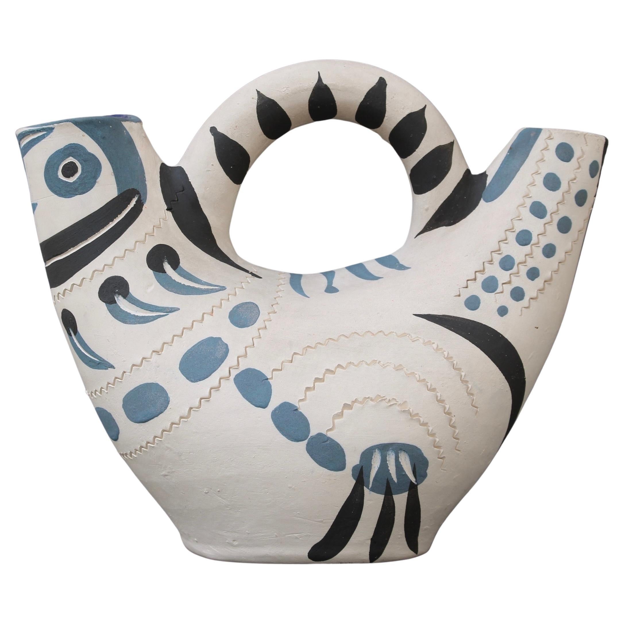 „Pichet Espagnol“ aus der Madoura-Keramik „AR 245“ von Pablo Picasso, 1954 im Angebot