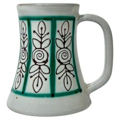 Pichet ou vase Michel Barbier en céramique, France, année 1970