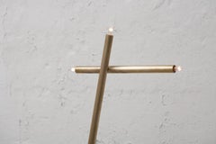Pick Up Stick Floor Lamp 3 Stick by Billy Cotton in Brushed Brass