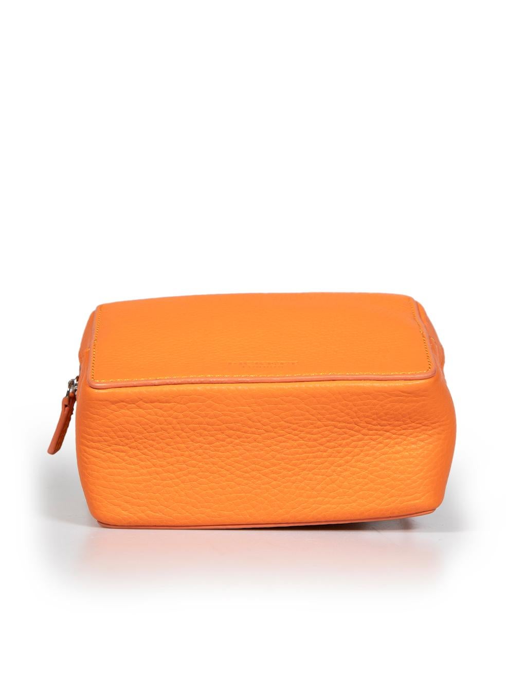Women's Pickett Orange Leather Convertible Bag For Sale