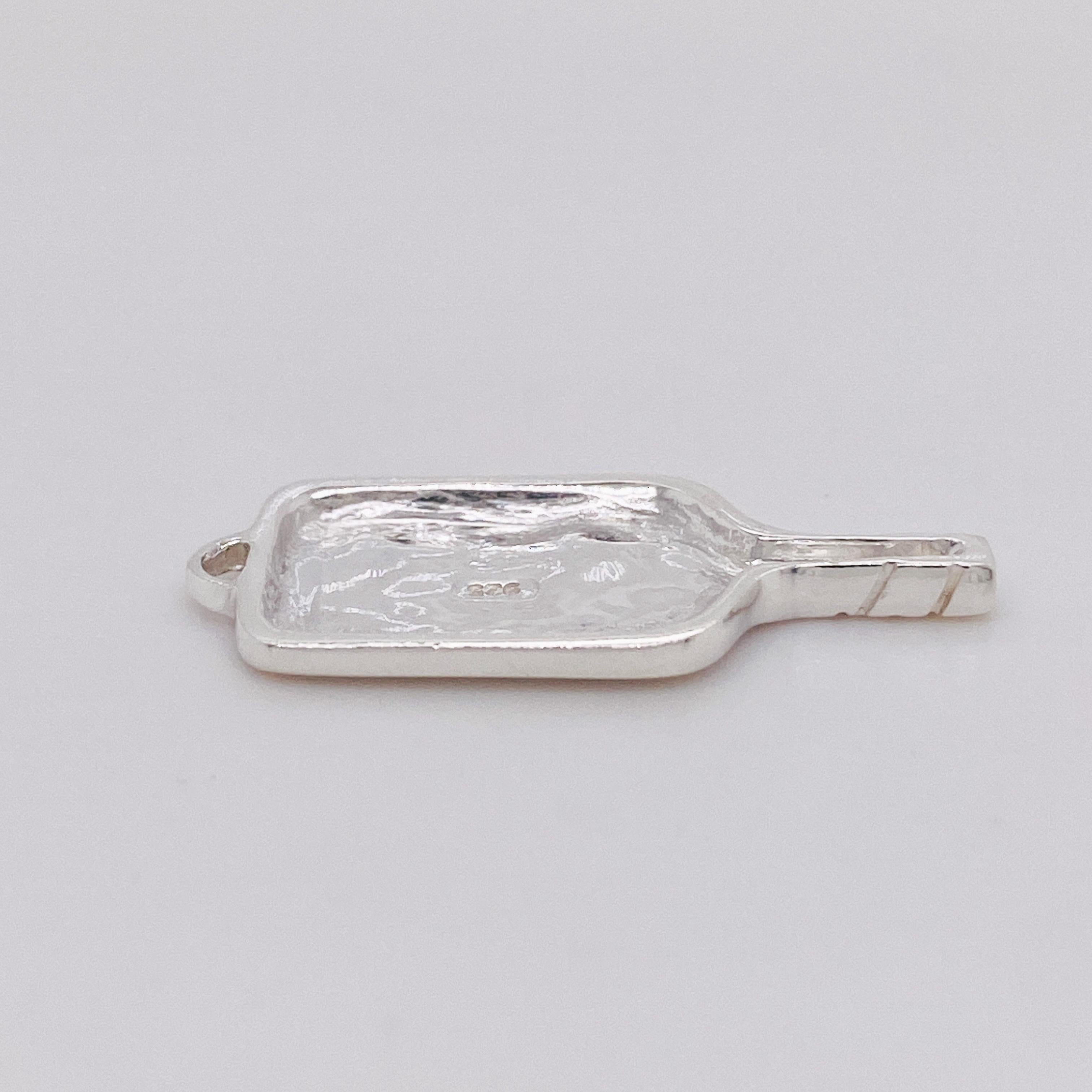 Women's or Men's Pickleball Jewelry Diamond Bolo Bracelet in Precious Sterling, Pickleball Life For Sale
