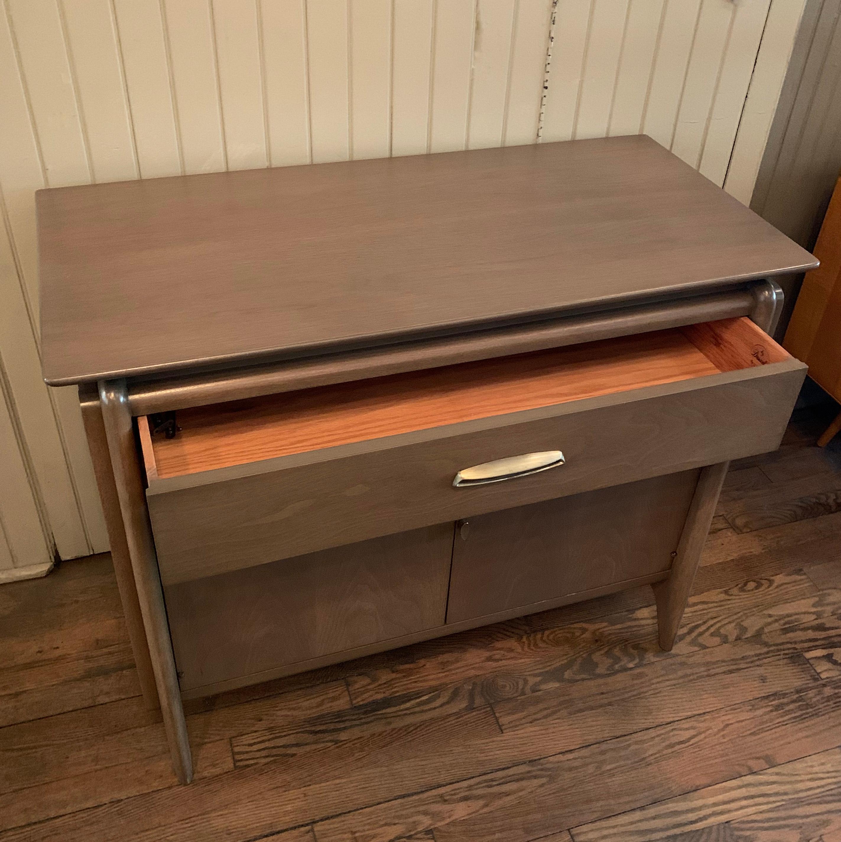 Pickled Mahogany Sideboard Cabinet by John Van Koert for Drexel 2