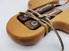 Picnic set made of wood and stainless steel, Austria