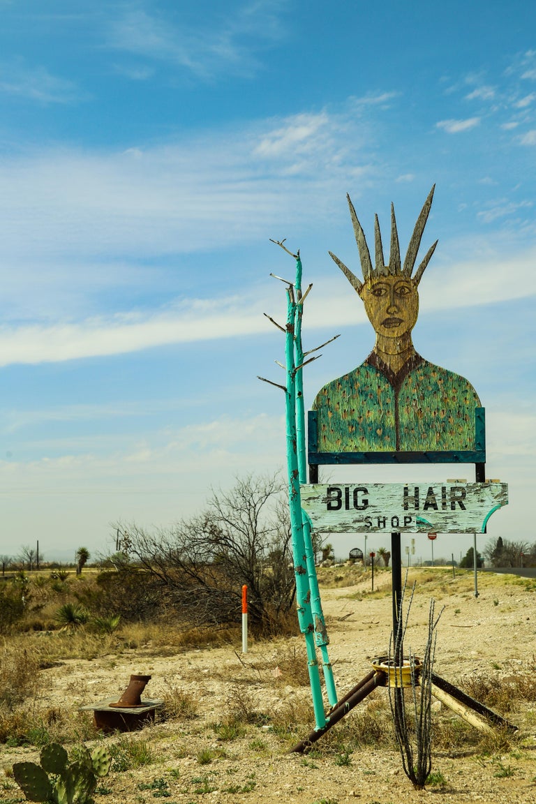 Pico Garcez Landscape Photograph - Big Hair, Marfa Texas
