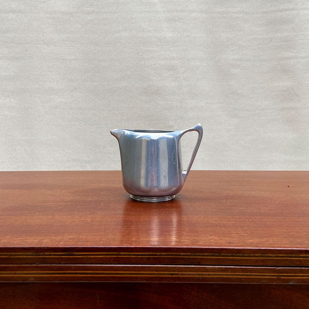 Mid-20th Century Picquot Ware 1960s Silver Tea And Coffee 5 Piece Set With Tray For Sale