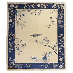 Tapis chinois ancien pictural