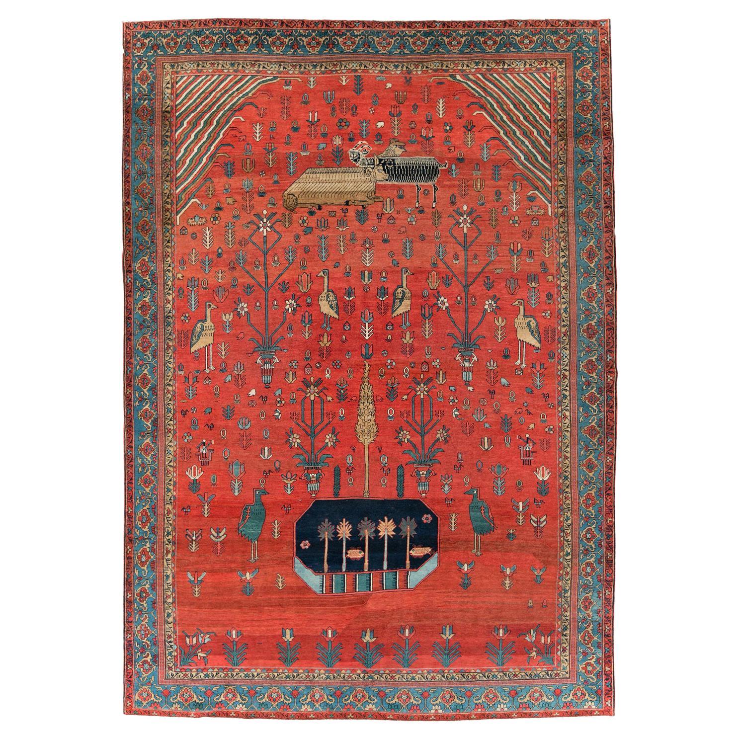 What do Persian rugs symbolize?