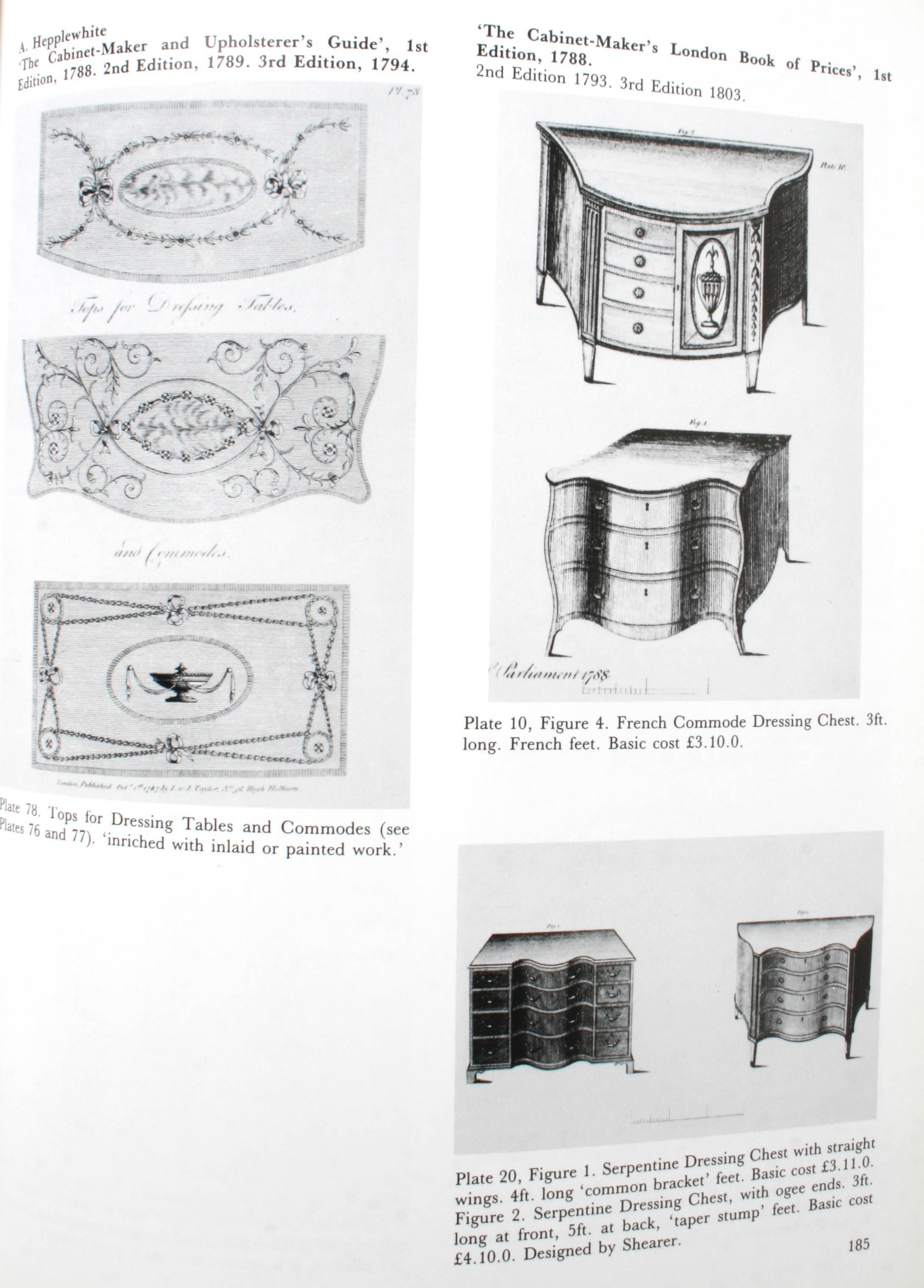 20ième siècle Dictionnaire pictural du design mobilier britannique du XVIIIe siècle