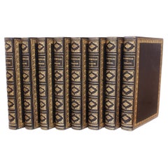 Pictorial Edition - Works Of William Shakespeare - 8 vols. IN FULL LEATHER