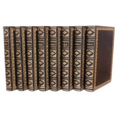 Pictorial Edition - Works Of William Shakespeare - 8 vols. IN FULL LEATHER