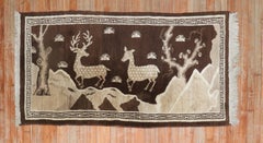 Pictorial Goat Deer Tibetan Rug