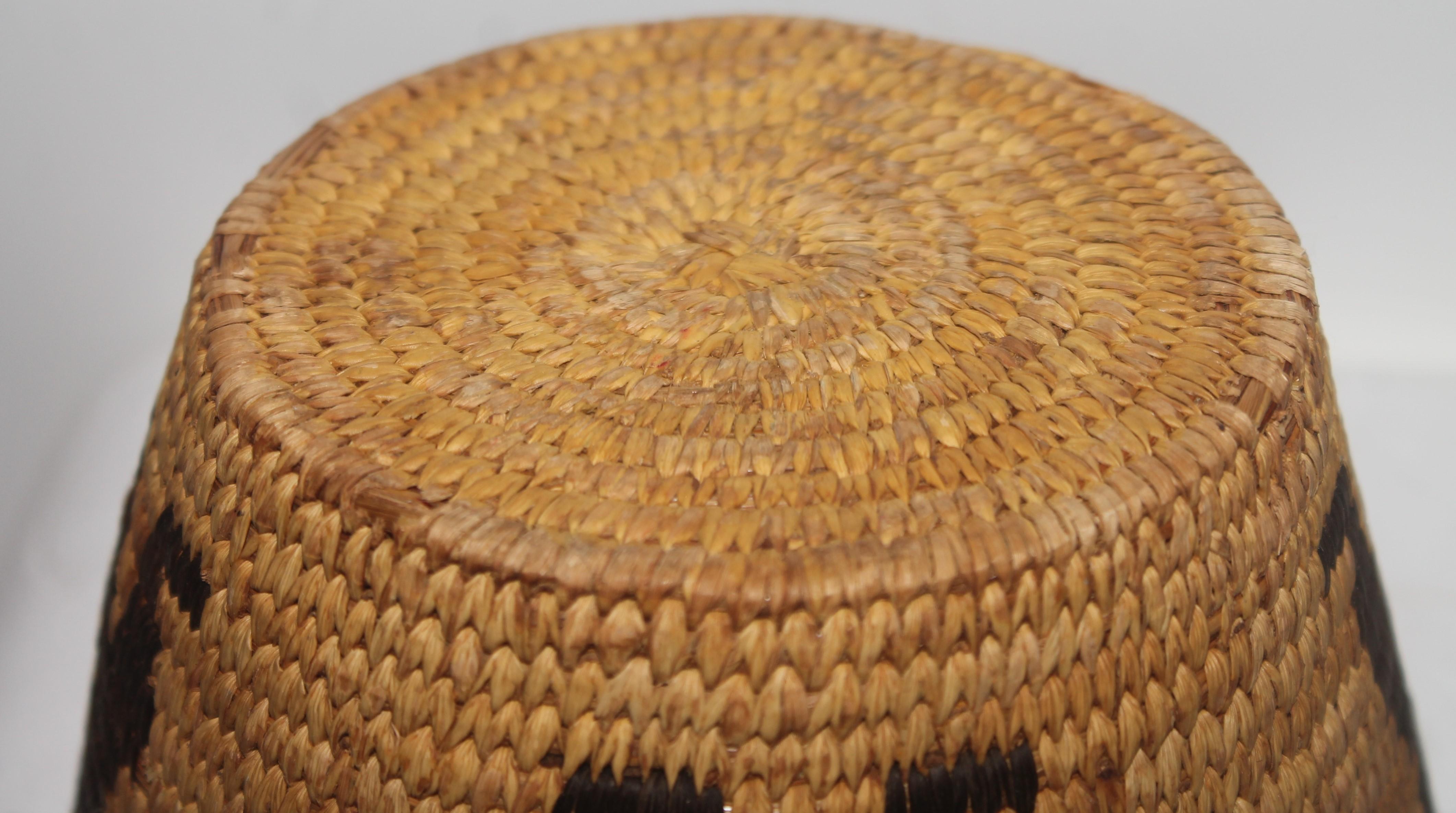 Pictorial hand Made Pima Indian Basket, 1920s For Sale 2