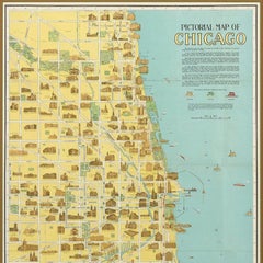 Pictorial Map of Chicago, circa 1926