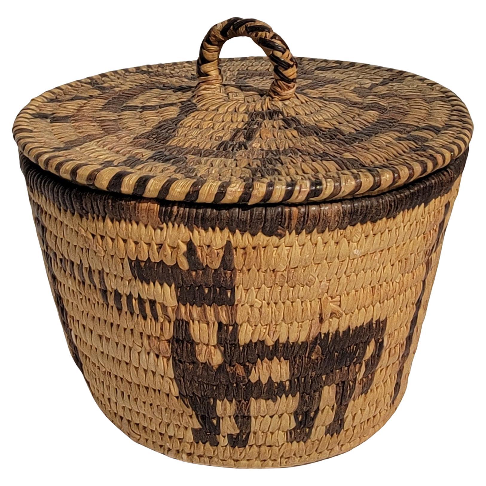 Pictorial Papago Basket