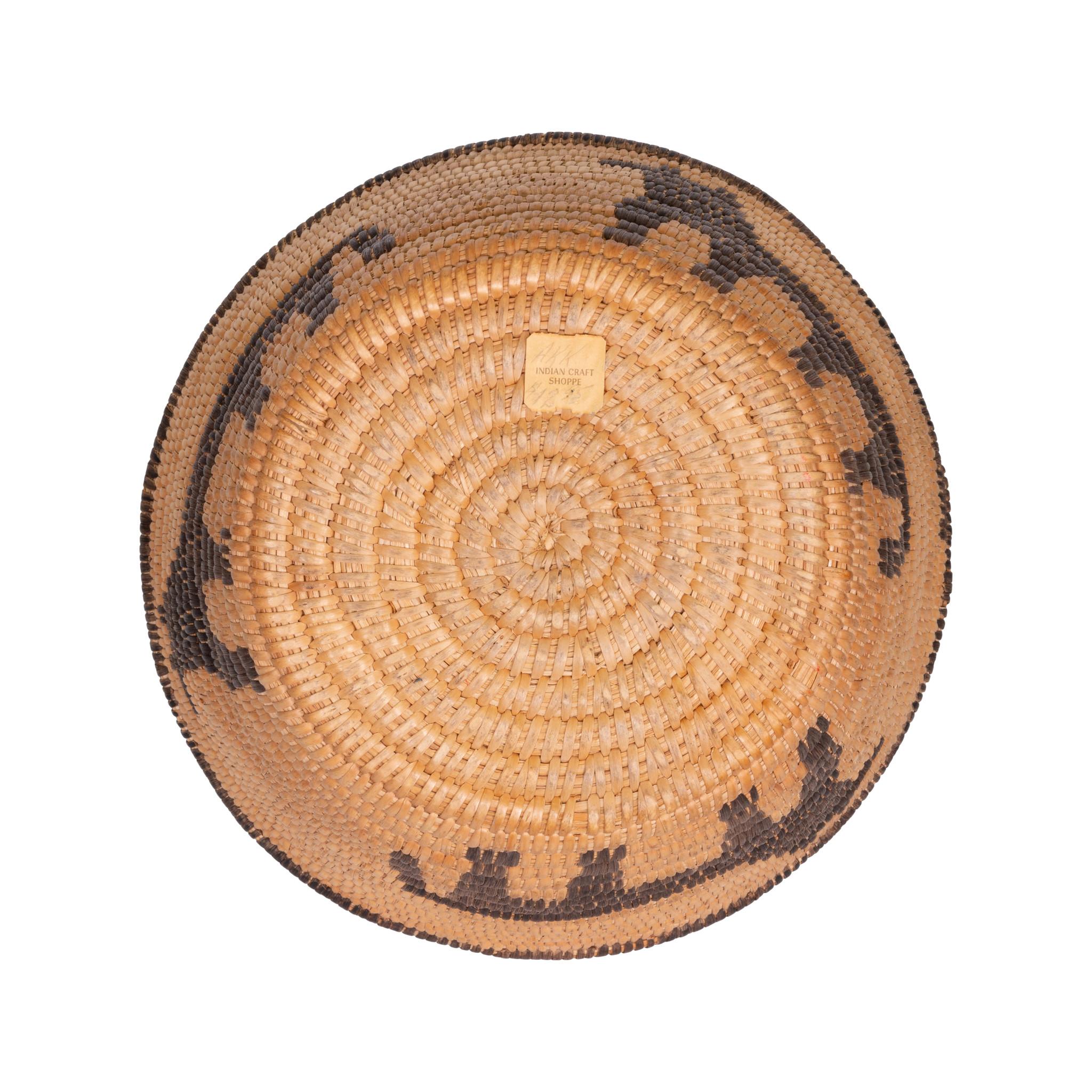 American Pictorial Pima Basket For Sale