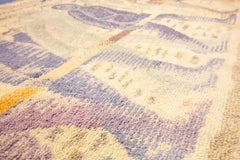 Mid-century Rug European Soldiers Design , 1920-1950