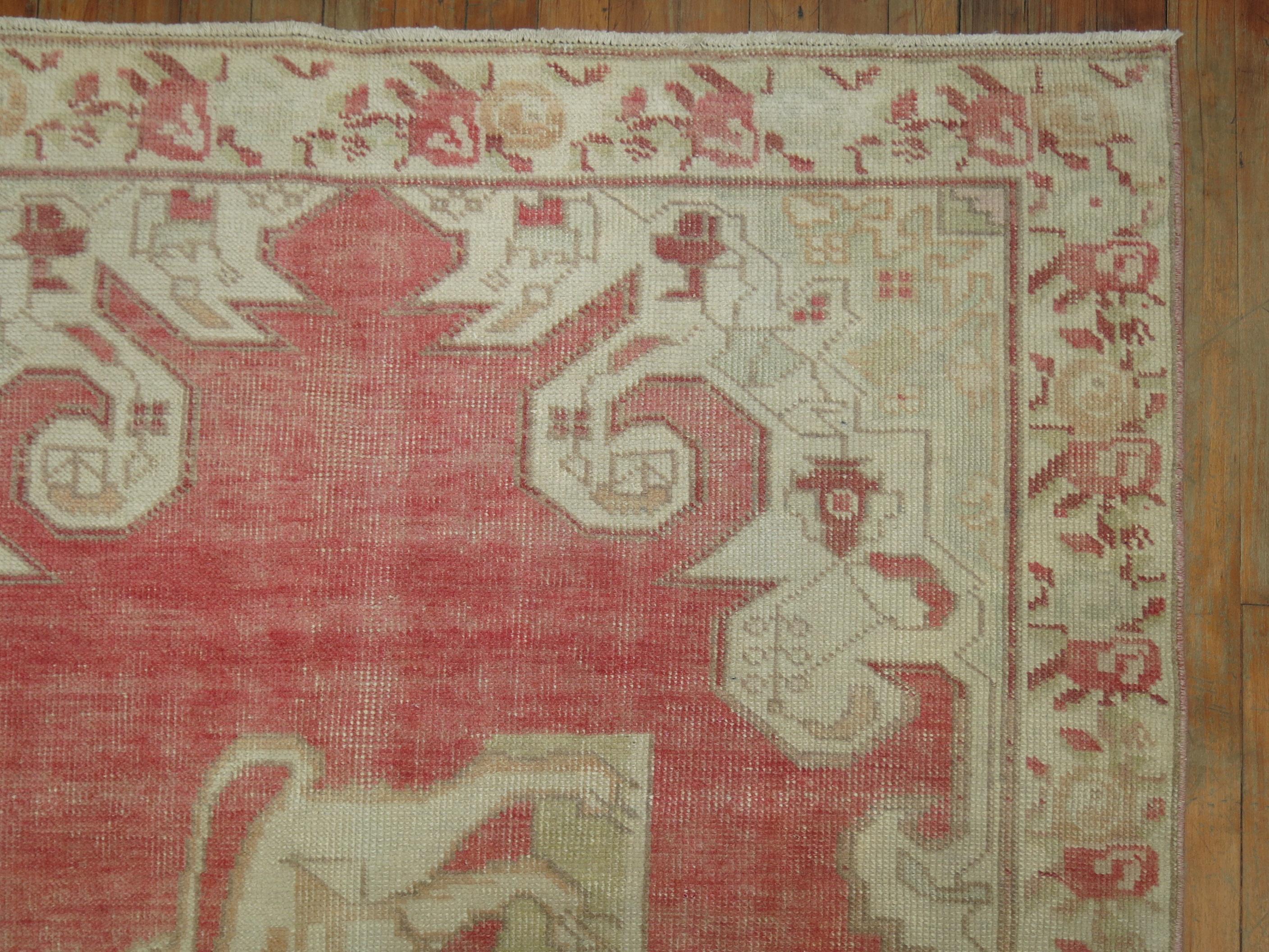 Pictorial Turkish Anatolian Rug In Excellent Condition For Sale In New York, NY