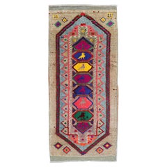 Pictorial Turkish Mini Rug