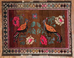 Tapis de pigeon turc vintage