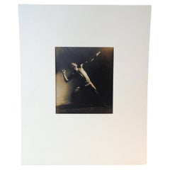 Pictorialistische Sepia-Gelatine-Silberdruck-Fotografie mit männlichem Akt, 1900-1910
