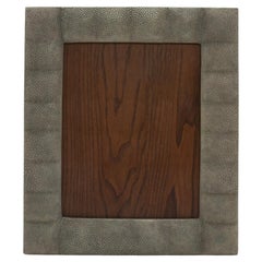 Cornice 5x7" in zigrino grigio trapuntato di R&Y Augousti