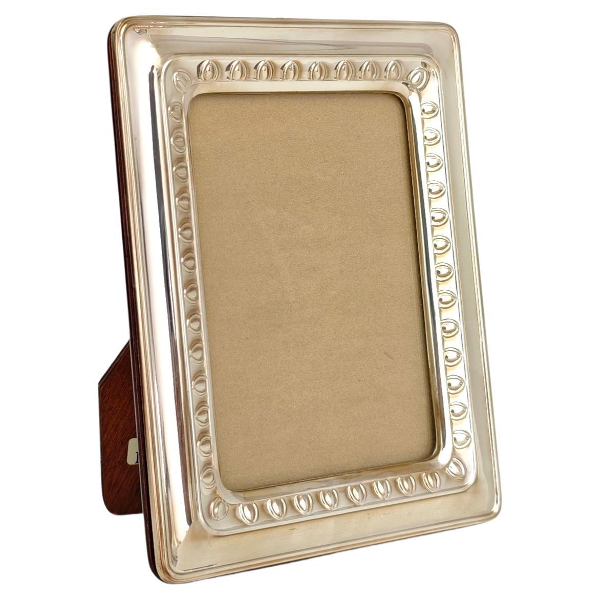 Picture Frame Decorative Object Silver 925 Mid-Century Modern Italy 1960s