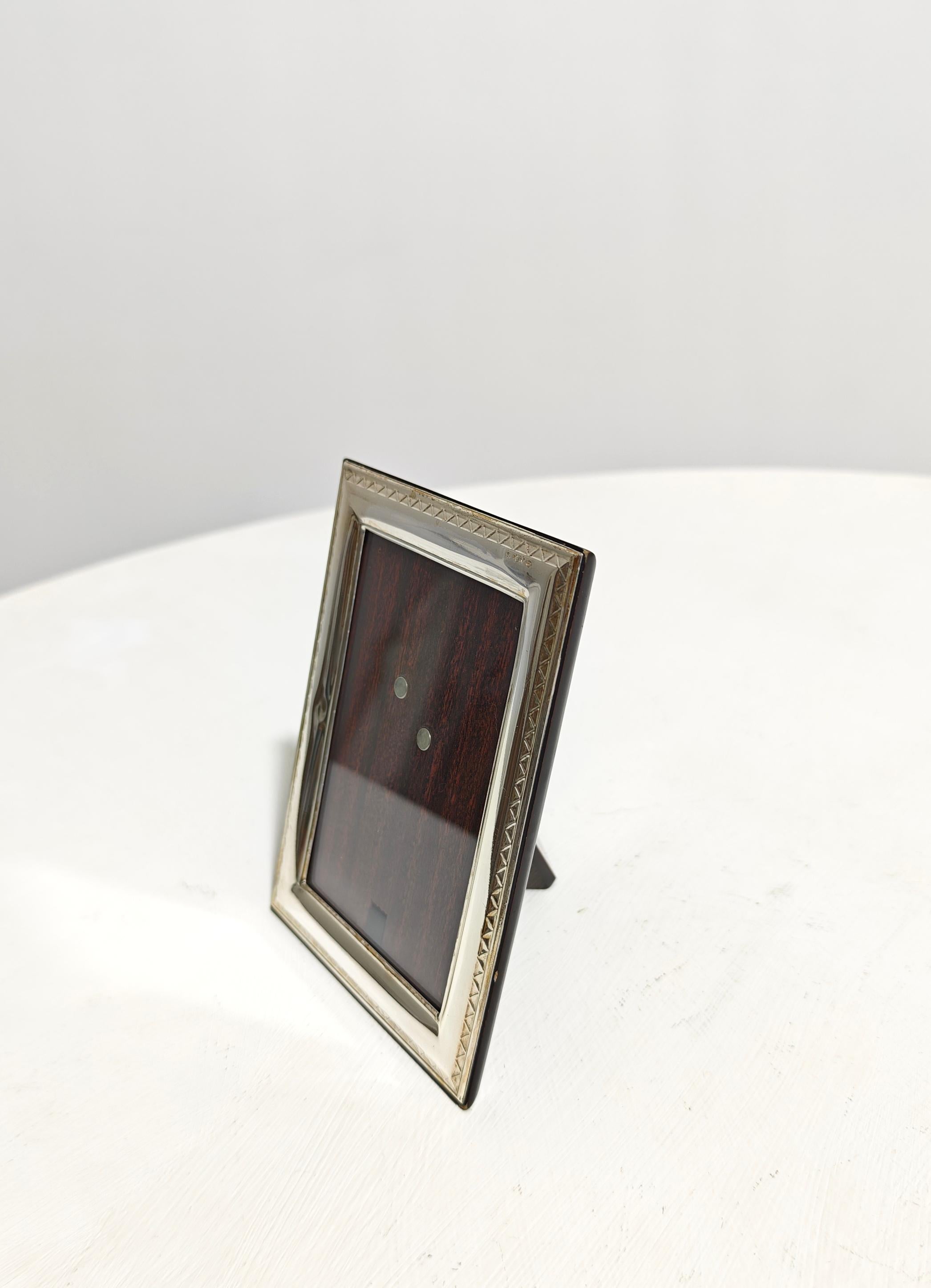 XX secolo Cornice per quadri Oggetto decorativo in argento Mid-Century Modern Italy 1960s in vendita