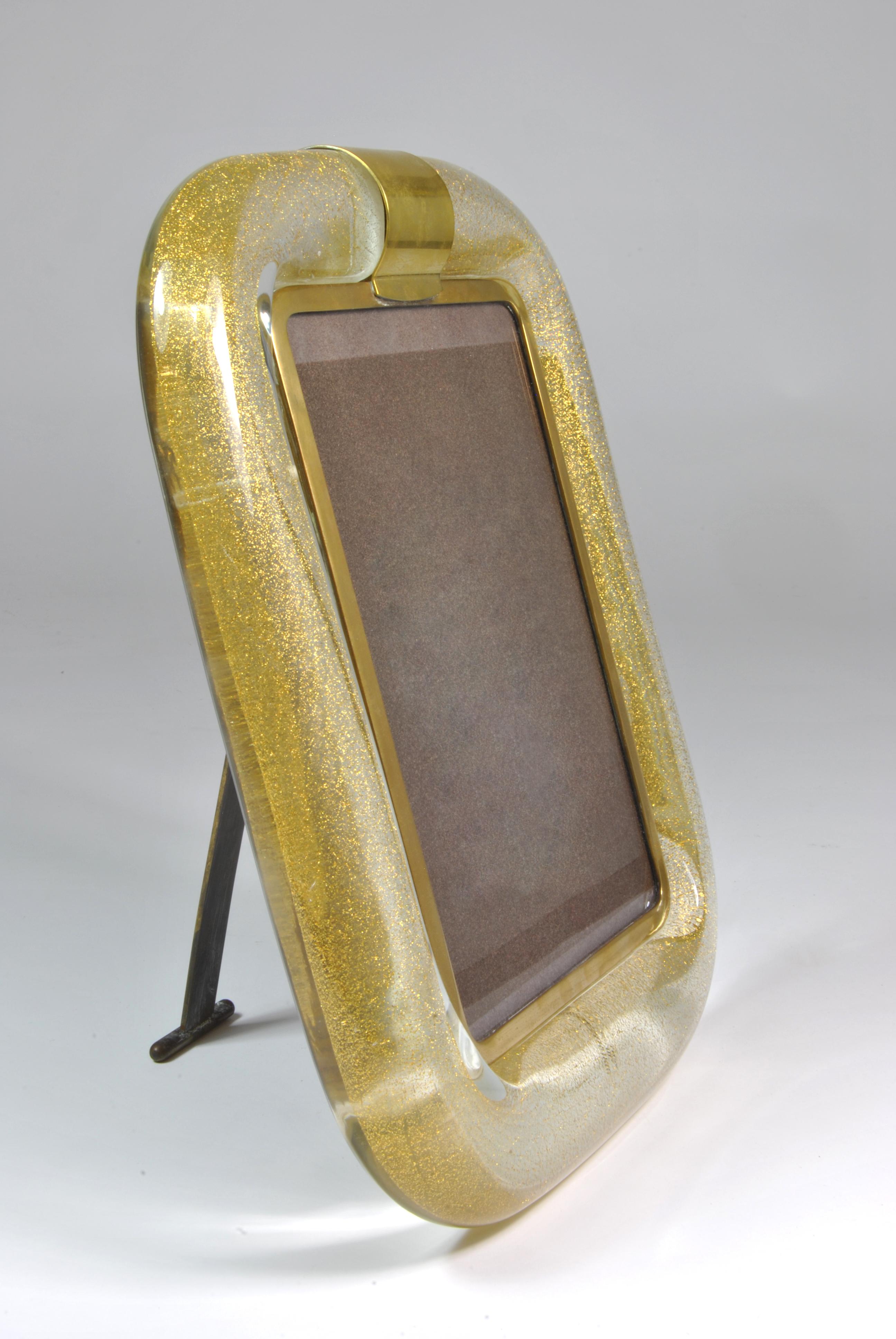 Mid-Century Modern Picture Frame, Design Tommaso Barbi, Italy, 1970