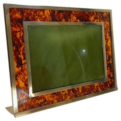 Picture Frame in Faux Tortoise Lucite, Italy