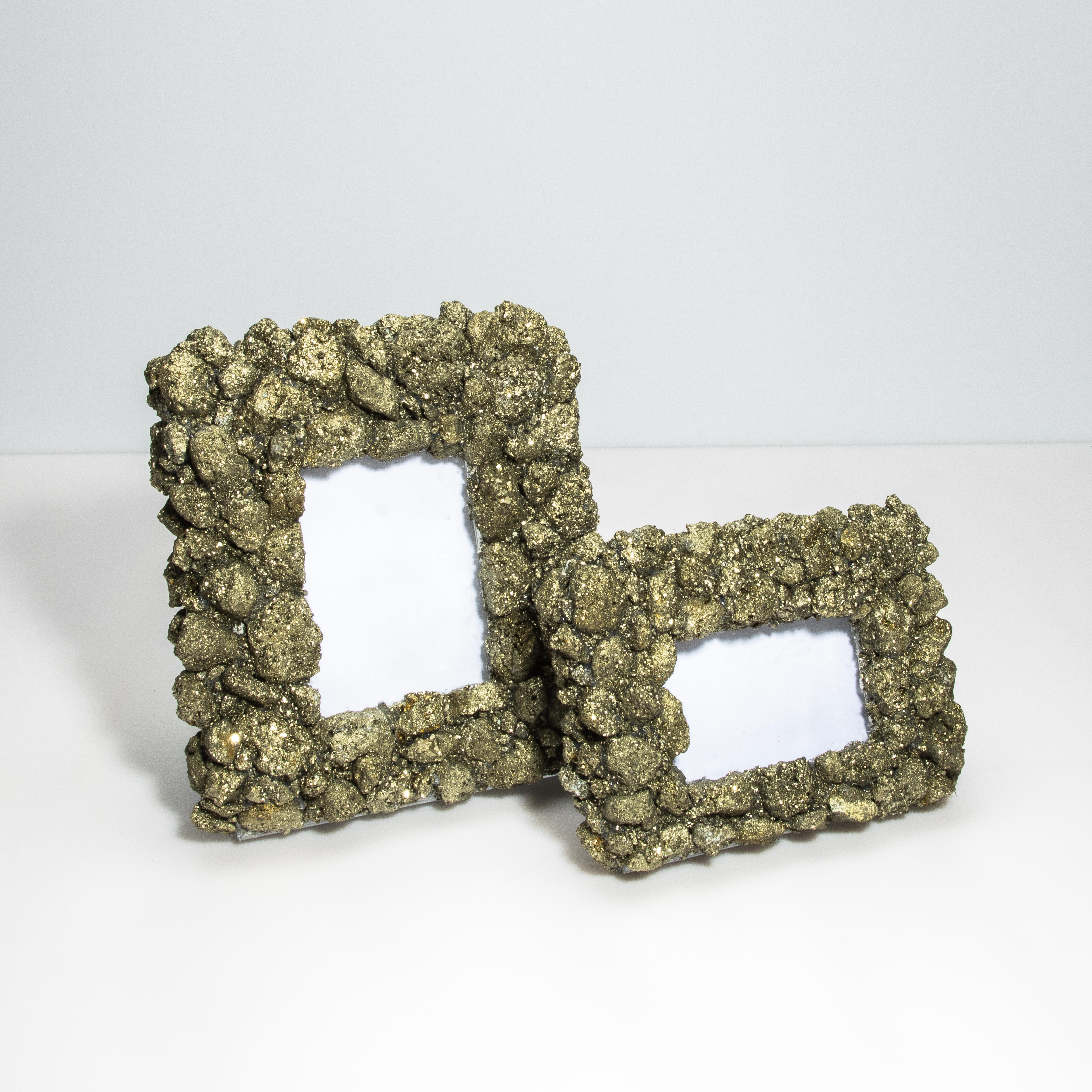 Picture Frame Large Vertical in Pyrite For Sale 2
