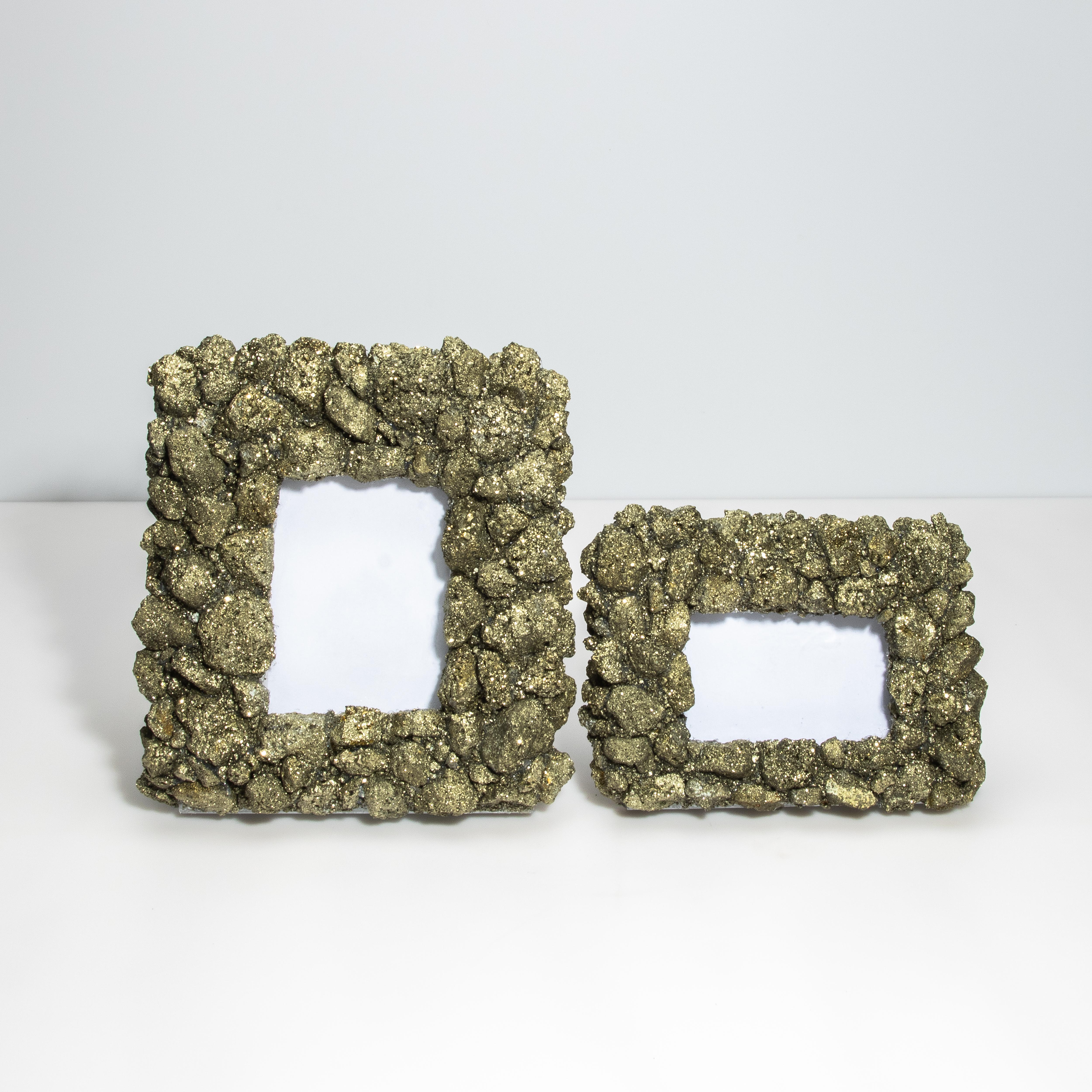 Picture Frame Large Vertical in Pyrite For Sale 1