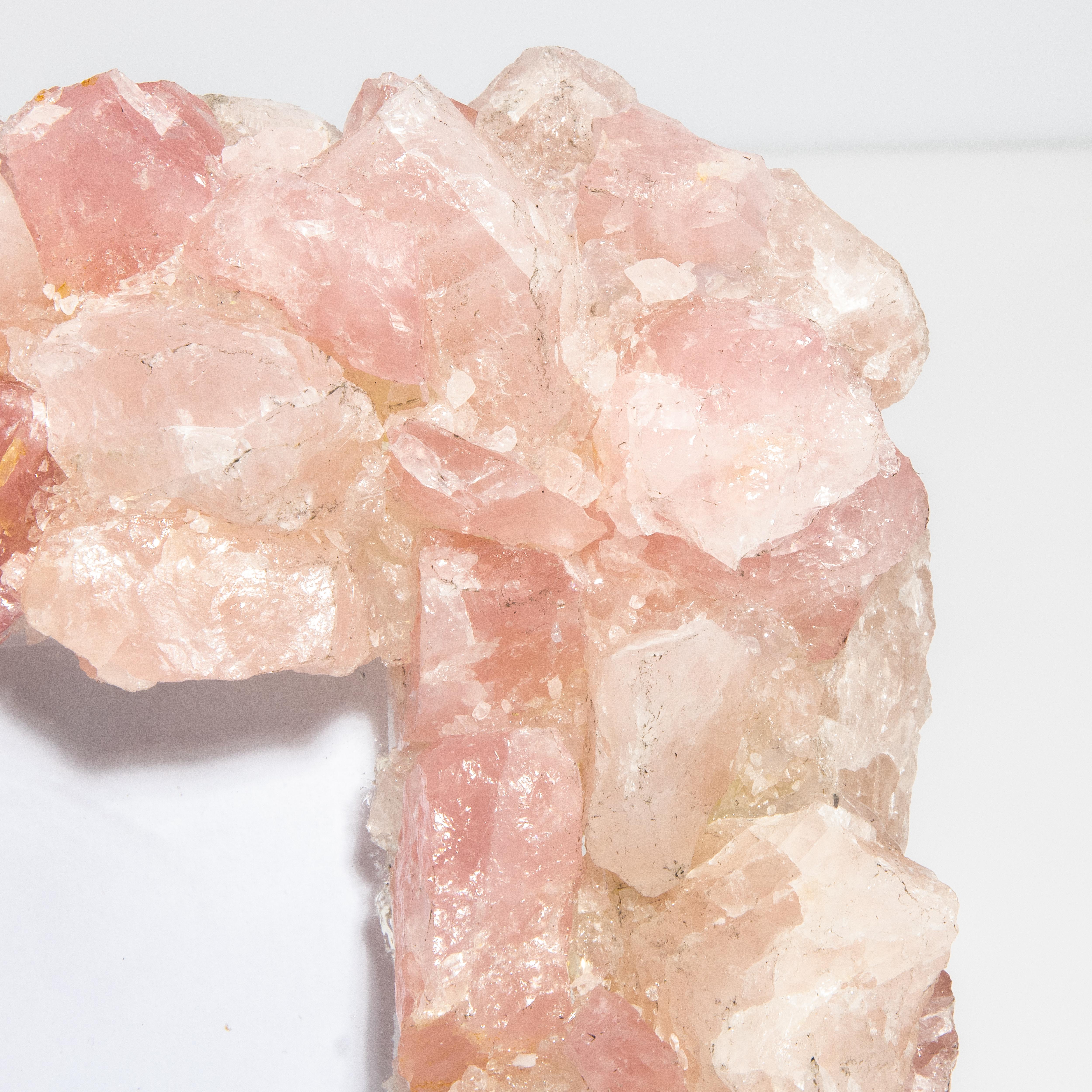 Picture Frame Medium Horizontal in Pink Quartz In New Condition For Sale In West Hollywood, CA