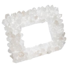 Cadre horizontal moyen en quartz blanc